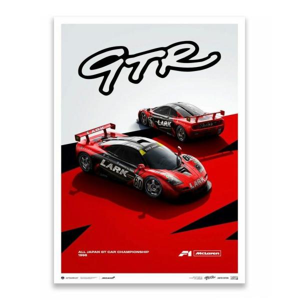 ポスター LARK McLaren F1 GTR 1996 JGTC リミテッドエディション