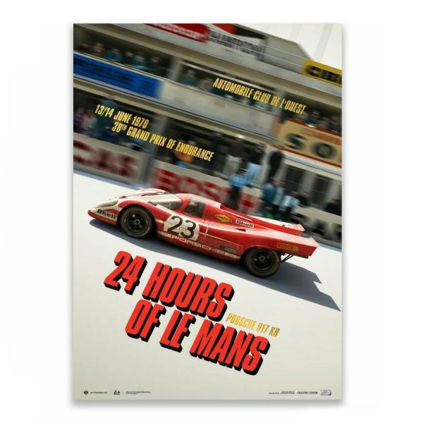 �|�X�^�[ Porsche 917 KH Past 24h Le Mans 1970 �R���N�^�[�Y �G�f�B�V���� �|�X�^�[