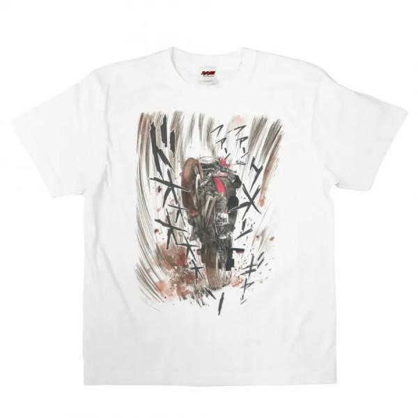 くま Tシャツ バリバリ伝説 GUN KOMA ウェリーTシャツ バイク ウェア