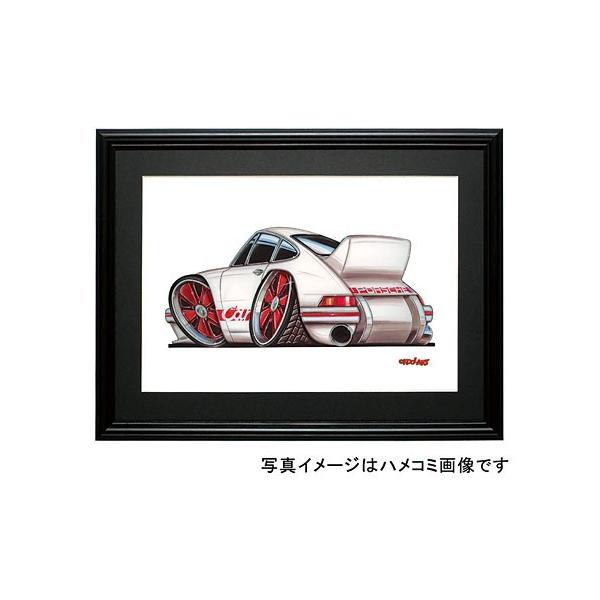 イラスト ポルシェ73カレラ（赤） : MotorParade - 通販
