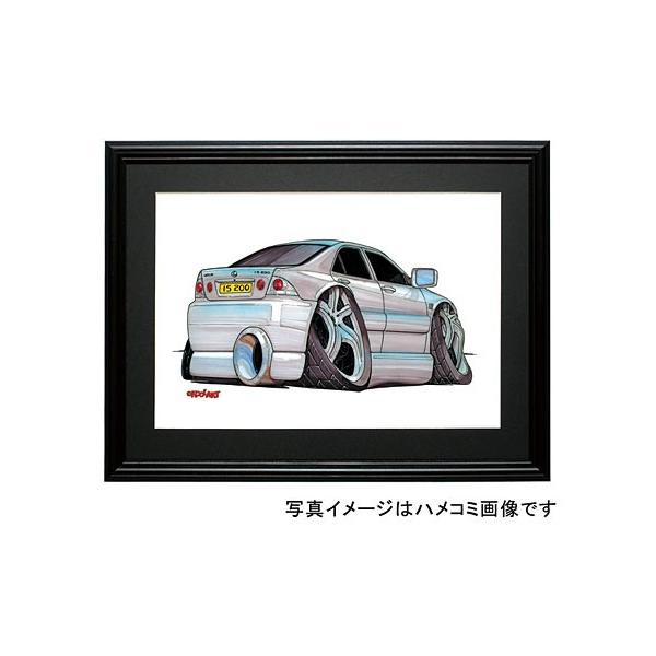 イラスト アルテッツァ（銀・後ろ） : MotorParade - 通販 - Yahoo