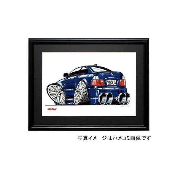 イラスト BMW E46 M3（青・後ろ） : MotorParade - 通販