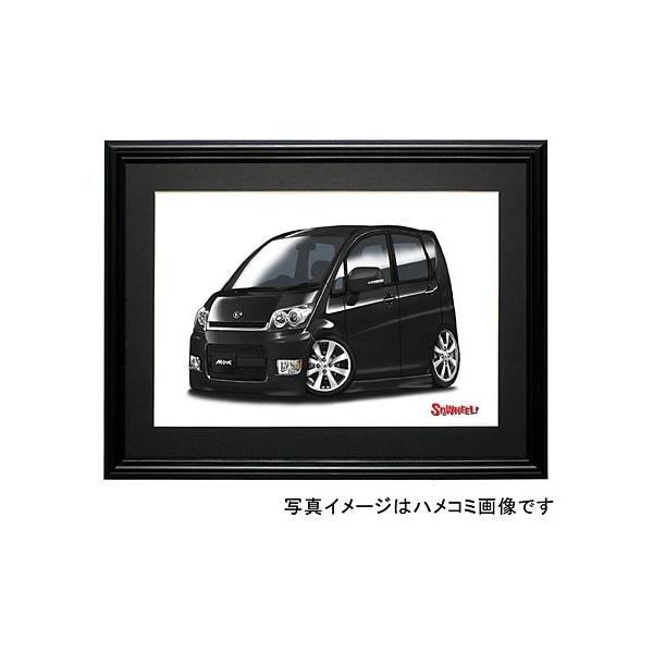 佐藤ムーヴカスタム イラスト ムーヴ・カスタム（4代目・黒） : MotorParade - 通販