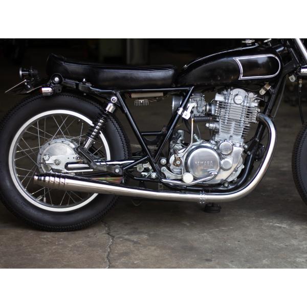 MOTOR ROCK SR400/500用 69メガホン 新型フルエキ ダウン キャブ車 MR