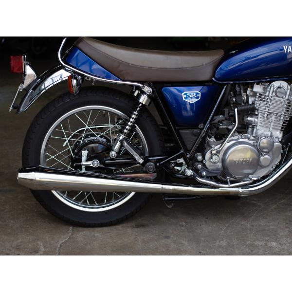 MOTOR ROCK SR400/500用 STDメガホン ロング 新型スリップオン ダウン