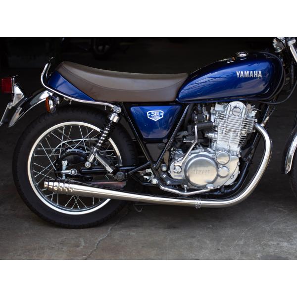 MOTOR ROCK SR400用 69メガホン 新型フルエキ ダウン FI車 : MOTOR