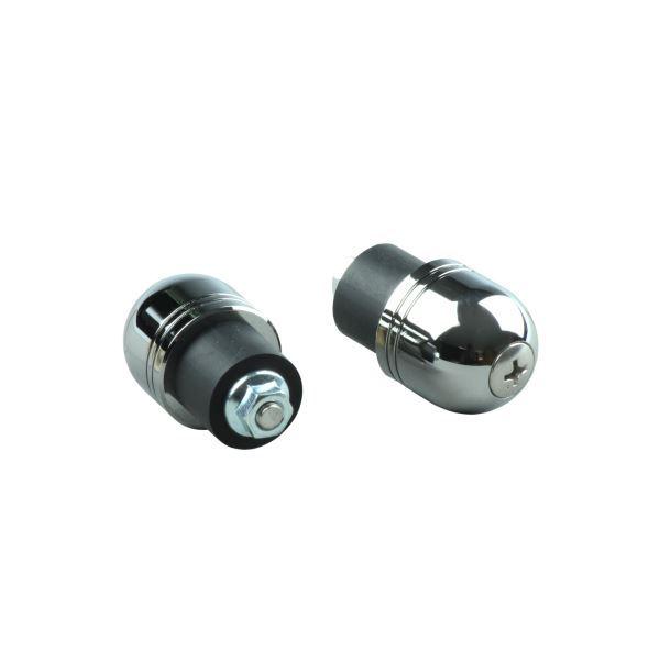 ZRX400-2用 バーエンドキャップ(ボルト径5mm/外径22mm) メッキ｜ポッシュフェイス/POSH