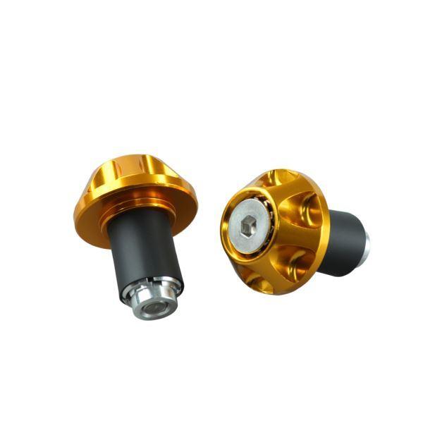 GSR400(2006-2010) 用 グリップエンドキャップ(外径35.5mm) ゴールド｜ポッシュフェイス/POSH
