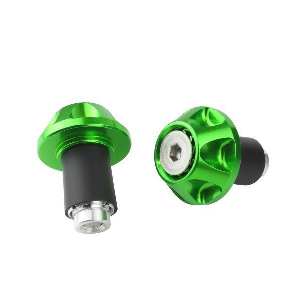 グラディウス400/GLADIUS400(2009-2010) 用 グリップエンドキャップ(外径35.5mm) ライムグリーン｜ポッシュフェイス/POSH