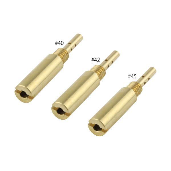 PC18/PC20キャブレター用 パイロットジェットSET ケイヒン(26X4.5) #40#42#45(各1×3個SET)｜ポッシュフェイス/POSH