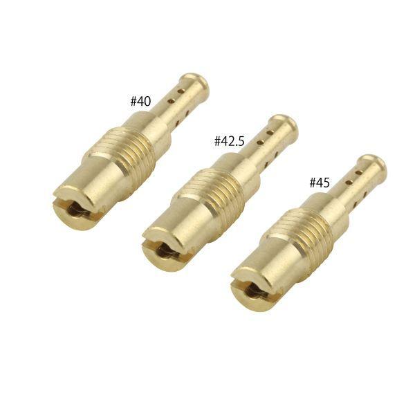 フュージョン250/FUSION(MF02/-2003) 用 パイロットジェットSET(23.6X6-A) #40#42.5#45(各1×3個SET)｜ポッシュフェイス/POSH