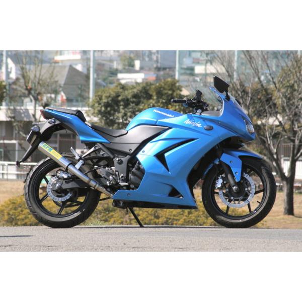 RPM Ninja250R(EX250K)用 スリップオン・マフラー＿アールピーエム