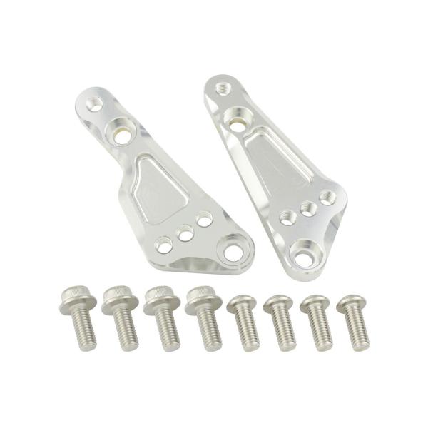 シフトアップ NSR50用ステップアッププレート(シルバー)＿シフトアップ