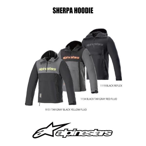 2023年 モデル アルパインスターズ バイク用 2シーズン 春秋 ジャケット alpinestars SHERPA HOODIE  :4208123:Motostars 通販 