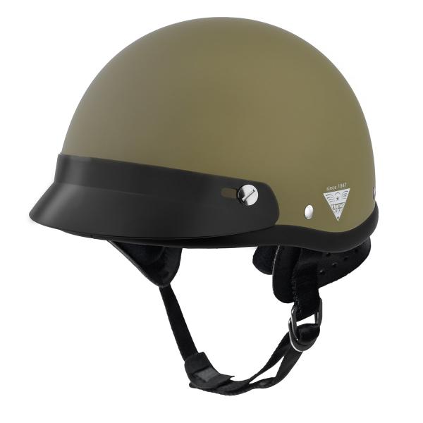 コミネ（Komine） FUJI-300K ハーフヘルメット Mat-Olive : 二輪用品店