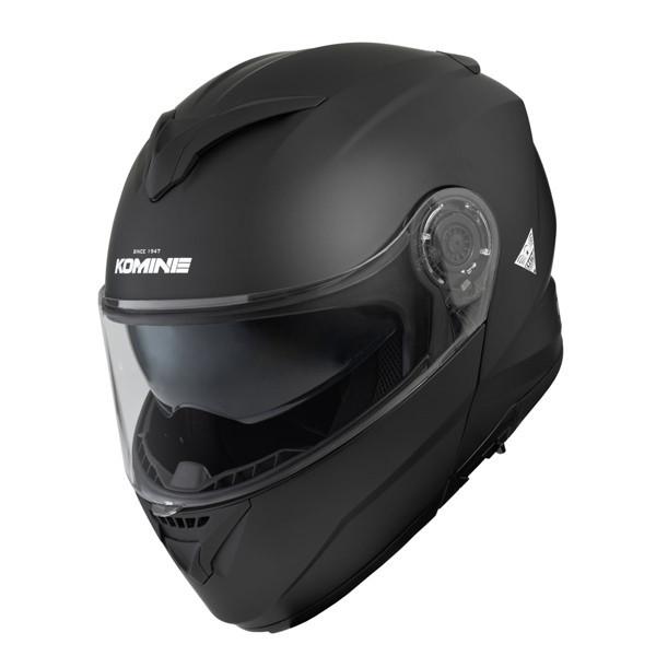 コミネ komine バイク 自転車用ヘルメット ares アーレス ブラック l 57-60