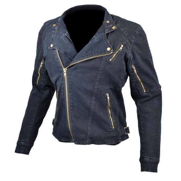 R~liKOMINEj JK-154 Protect Denim Double Jacket veNgfj_uWPbg Deep Indigo 07-154