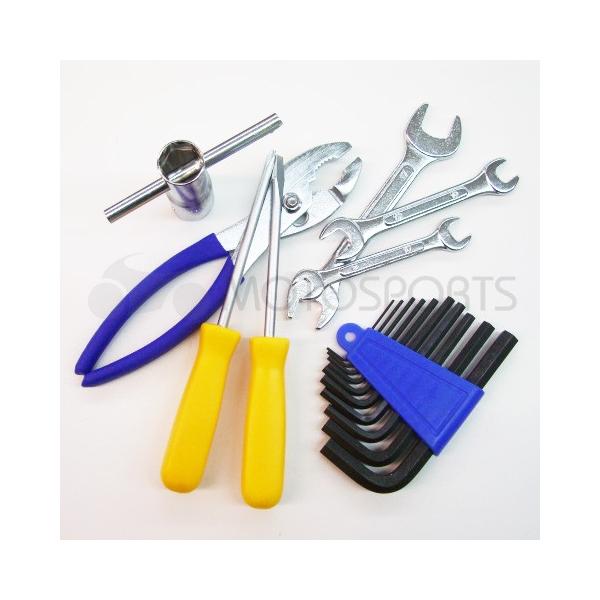工具類いろいろ MOTOSPORTS 車載工具 17PCS Bセット 1319-R950 : 二輪用品店 MOTOSTYLE