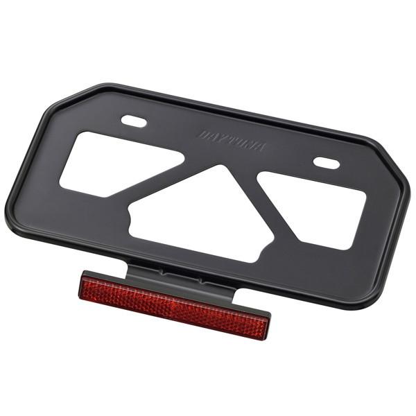 デイトナ バイク用 軽量ナンバープレートホルダー リフレクター付き ブラック Mサイズ 原付用山型 二輪用品店 Motostyle 通販 Paypayモール