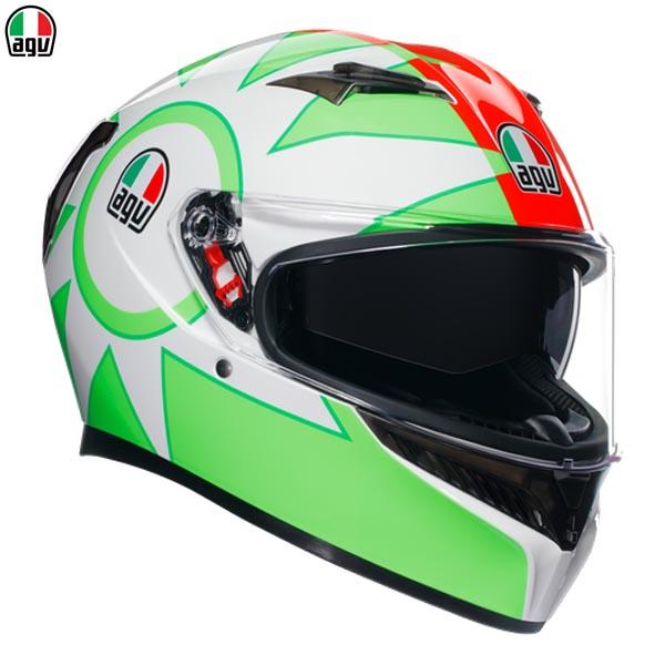 AGV AGV K3 JIST Asian Fit - ROSSI MUGELLO 2018 18381007005 : 二輪