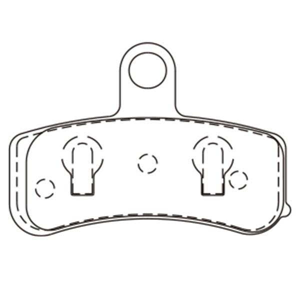 DAYTONA（デイトナ） 23134 バイク用 ブレーキパッド H-Dパッド