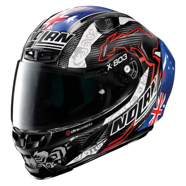 メルリカ使用数回美品　ノーランX-803 ウルトラカーボン　ストーナー　Ｌ ノーラン NOLAN X-lite X-803RS ULTRA CARBON ストーナー 10th