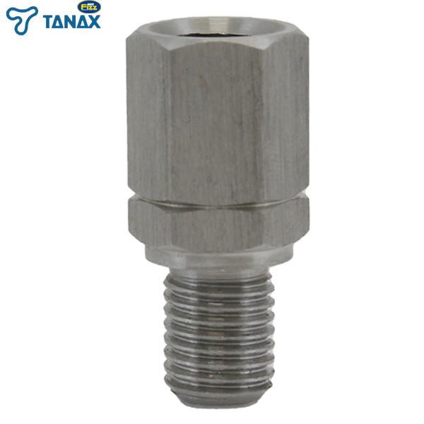 カウルに覆われたハンドルに取付けられるスリムサイズのミラーアダプター。様々なシチュエーションに対応する、10種類をラインナップ。・8mm正ネジ→10mm逆ネジ（ネジピッチ：1.25）・材質：ステンレス部品構成・本体×1・メーカー：タナックス...