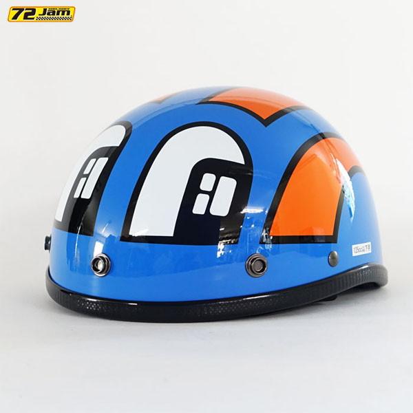 72JAM JET HELMET 72JAM Helmet SPDT-02 SP TADAOチャンプ ブルー FREE