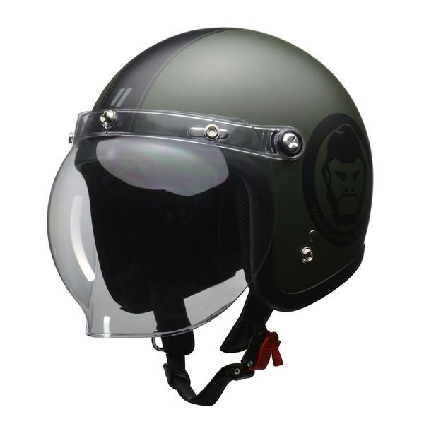 リード Mousse ムース マットグリーン シールド付きジェッ トヘルメット フリーサイズ 57 60cm未満 二輪用品店 Motostyle 通販 Paypayモール