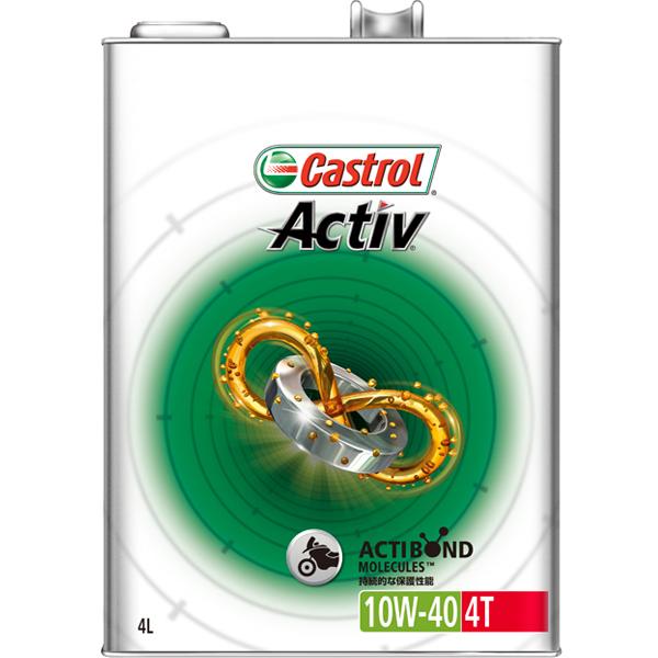 CastroliJXg[j Activ 4T 10W-40 4TCNGWIC 4L