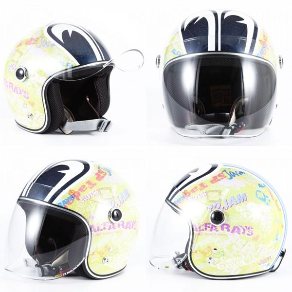 SP忠男 目玉 ジェットヘルメット