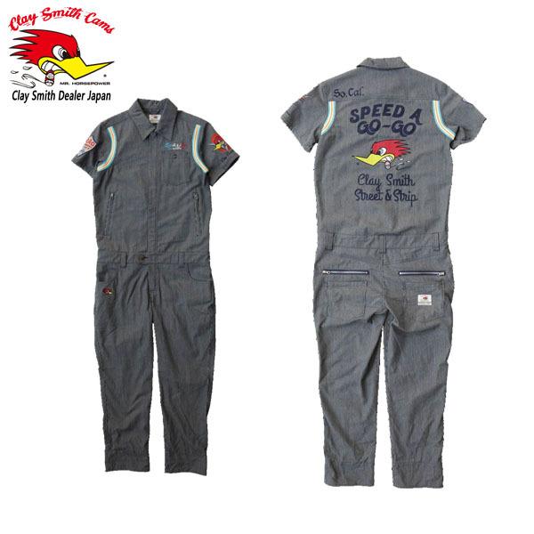 CLAY SMITH CSY-6159 TOOTH ショートスリーブ カバーオール : 二輪用品