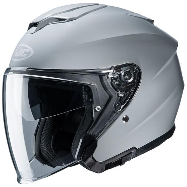 HJC i30 ジェットヘルメット マットカラー HJC HJC HJH214 i30 SOLID(ソリッド) ジェットヘルメット GRAY : 二輪
