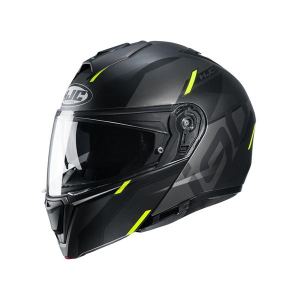 HJC HJH222 フルフェイスヘルメット XLサイズ HJC HJC HJH222 i90 AVENTA (アヴェンタ) システムヘルメット BLACK