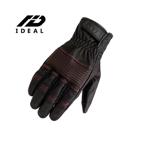 IDEAL ID004 CLASSIC（クラシック） レザーグローブ（レッドステッチ