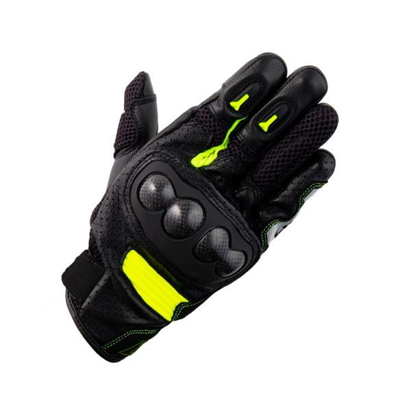 山城（ヤマシロ）IDEAL ID-017 SONIC（ソニック）レザーグローブ NEON