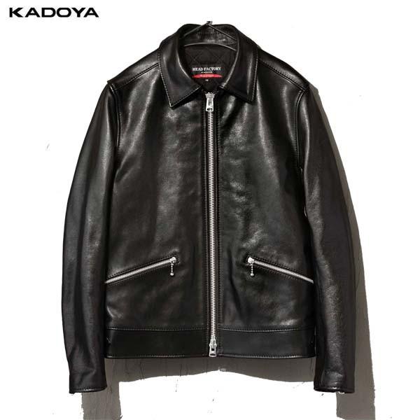 KADOYA カドヤ HEAD FACTORY Ad9 サイズM ライダース 革ジャン レザー シングル ジャケット｜カドヤ公式オンラインショップ