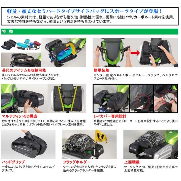 タナックス スポルトシェルケース セミハードタイプ サイドバッグ ブラック 36l 片側18l 2 Mfk 217 Buyee 日本代购平台 产品购物网站大全 Buyee一站式代购 Bot Online