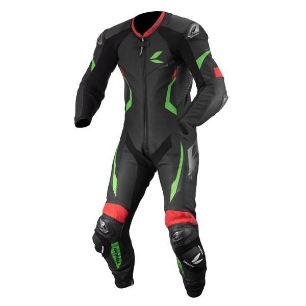 RS^C` NXL307 GP-WRX R307 RACING SUIT [VOX[c BLACK/GREEN