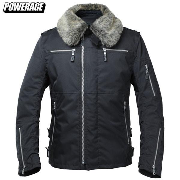 [パワーエイジ] ジャケット PJ-23201 メンズ ブラック POWERAGE POWERAGE(パワーエイジ) PJ-23201 FURライダース