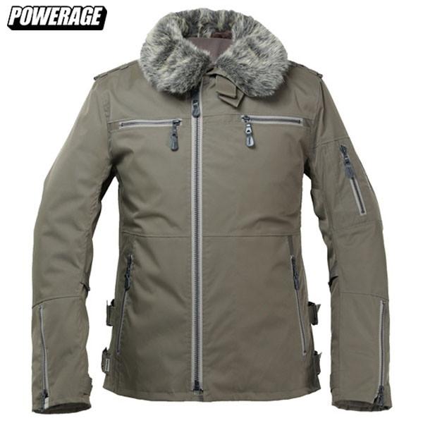 POWERAGE（パワーエイジ） PJ-23201 FURライダース オリーブ : 二輪