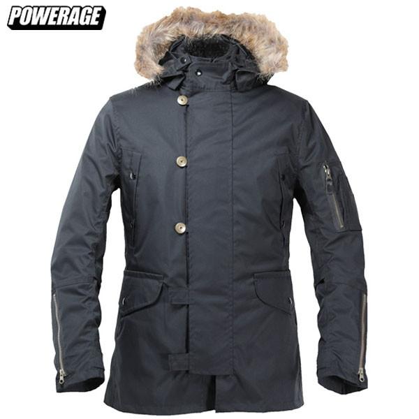 POWERAGE PJ-23202 メンズ ブラック ライダースジャケットL POWERAGE POWERAGE(パワーエイジ) PJ-23202 N-3Bライダース