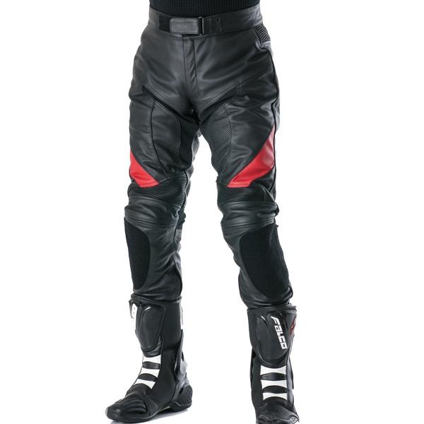 NANKAI RDP-10 レザーパンツ ブラック/レッド ナンカイ RDP-10 レザーパンツ（ブラック/レッド） : 二輪用品店