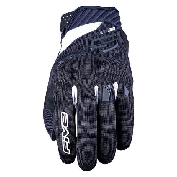 FIVE(�t�@�C�u) RS3 EVO �o�C�N�p �O���[�u (�u���b�N�z���C�g)
