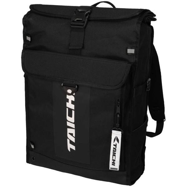 TAICHI RSタイチ RSB283 WP カーゴバックパック BLACK/WHITE : 二輪 