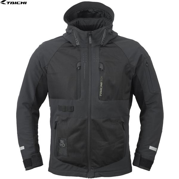 TAICHI RSタイチ(RS TAICHI) RSJ354 エアー パーカ BLACK : 二輪用品店