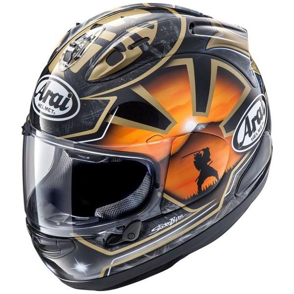 アライ Rx 7x ペドロサ サムライ スピリット 金 フルフェイスヘルメット Pedrosa Samurai Spirit Arai Helmet 二輪用品店 Motostyle 通販 Paypayモール