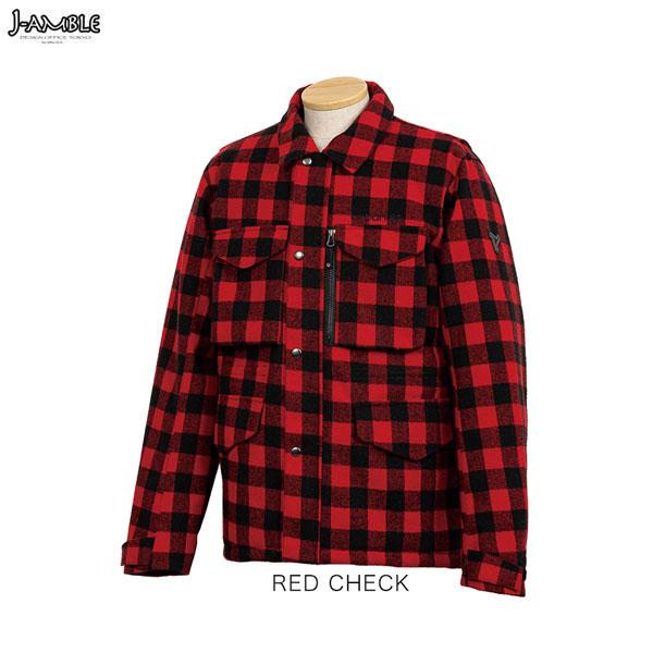 J-AMBLE UNJ131 アーバンフィールドジャケット urbanism RED CHECK