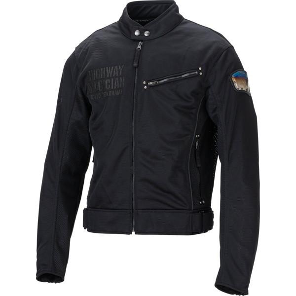 イエローコーン YB-2101 メッシュジャケット Mesh Jaket BK/BK : 二輪