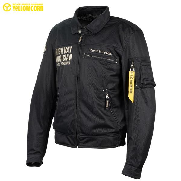 YELLOW CORN（イエローコーン） YB-5100 メッシュジャケット ブラック